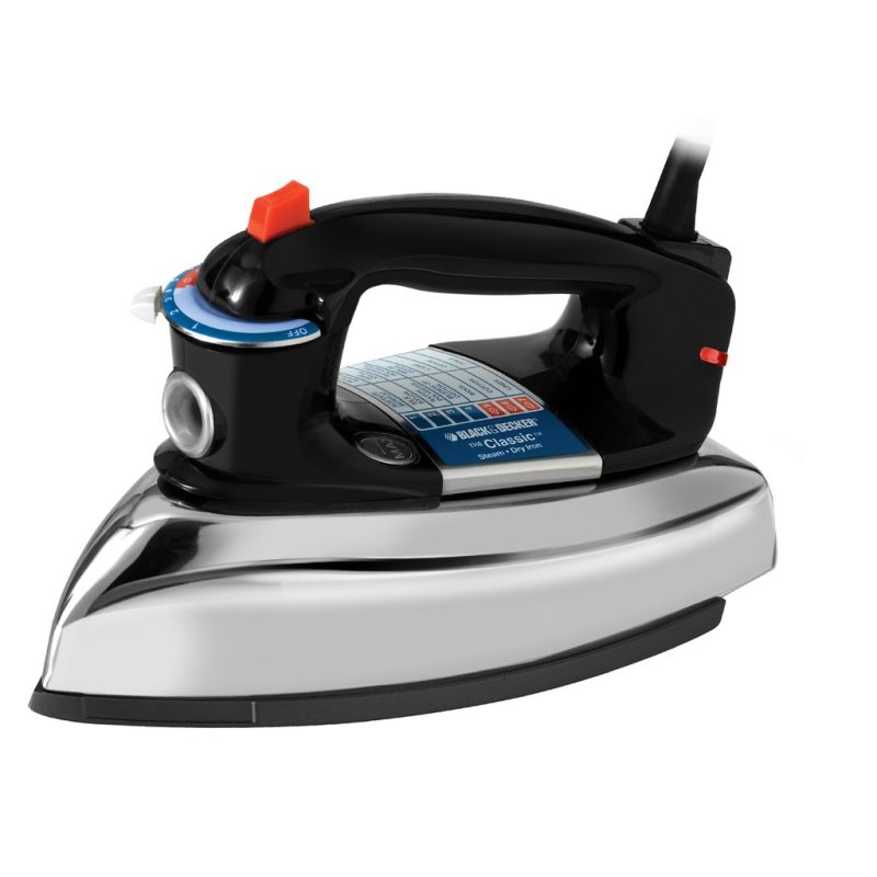 BD-F54 Black and Decker Iron 7 temperature settings -heavy duty