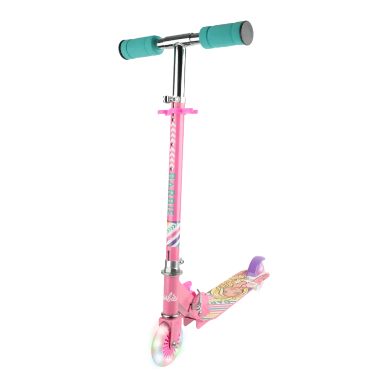 Barbie 2 Wheel Scooter W/Light Up Wheels