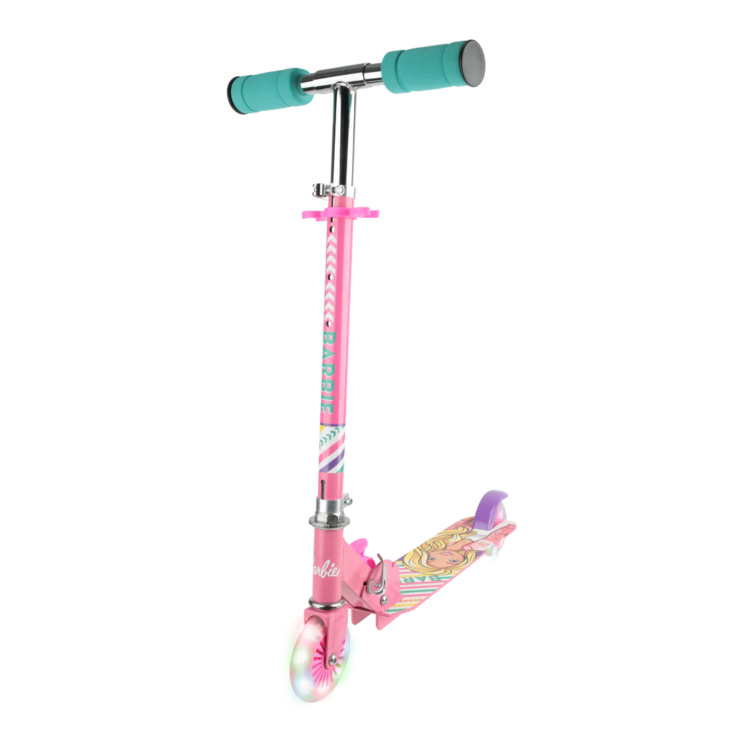 Barbie 2 Wheel Scooter W/Light Up Wheels