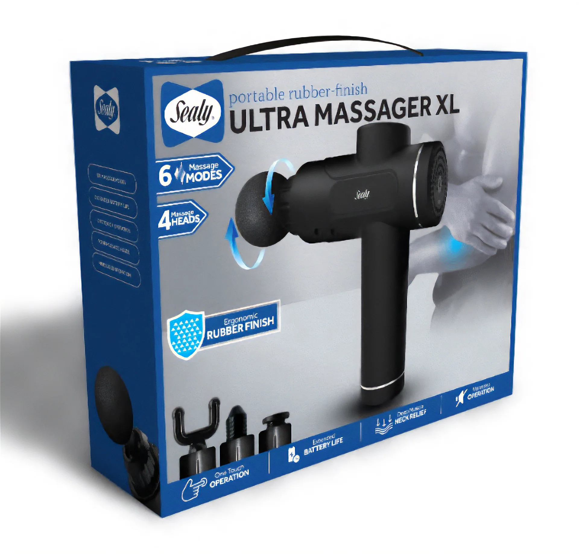 SL-HW-MA-113-BK Sealy Full Size Percussive Ultra Massager