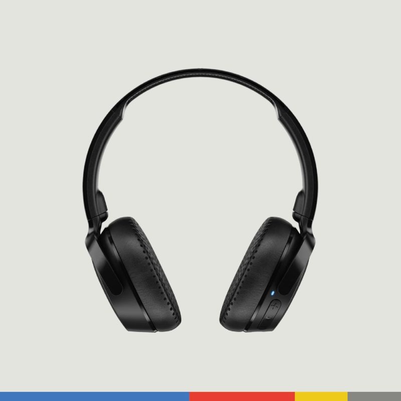 Skullcandy Riff 2 On-Ear Wireless Headphones, 34 Hr Battery, Microphone, Works with iPhone Android and Bluetooth Devices