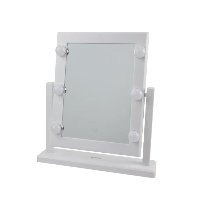 Vivitar - 14" Hollywood Jumbo Lighted Mirror MR1967-WHT
