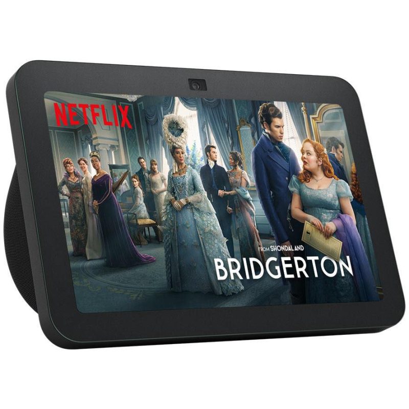 Echo Show 8 (3rd Gen, 2023 release) 8 in. HD Smart Display with Spatial Audio, Smart Home Hub, and Alexa (Charcoal)